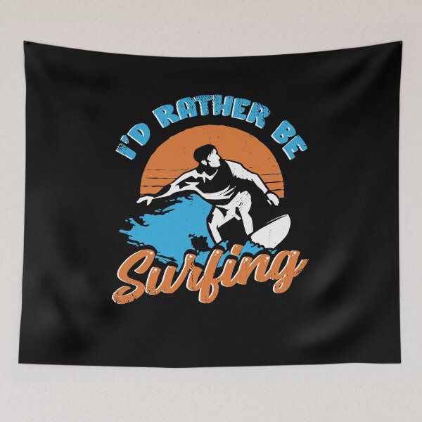 Item preview, I'd Rather Be Surfing Surfer Gift designed and sold by Marcid95.