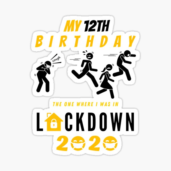 Number 12 (Vintage White) 12th Birthday' Sticker | Spreadshirt