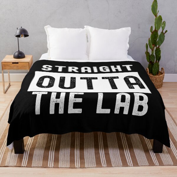 Item preview, STRAIGHT OUTTA THE LAB LABLIFE Medical Laboratory Scientist FUNNY designed and sold by Hippiesole.