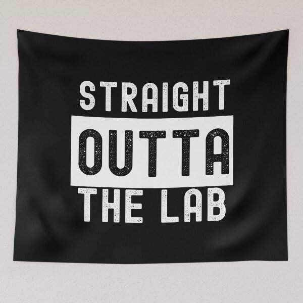 Item preview, STRAIGHT OUTTA THE LAB LABLIFE  Medical Laboratory Scientist FUNNY    designed and sold by Hippiesole.