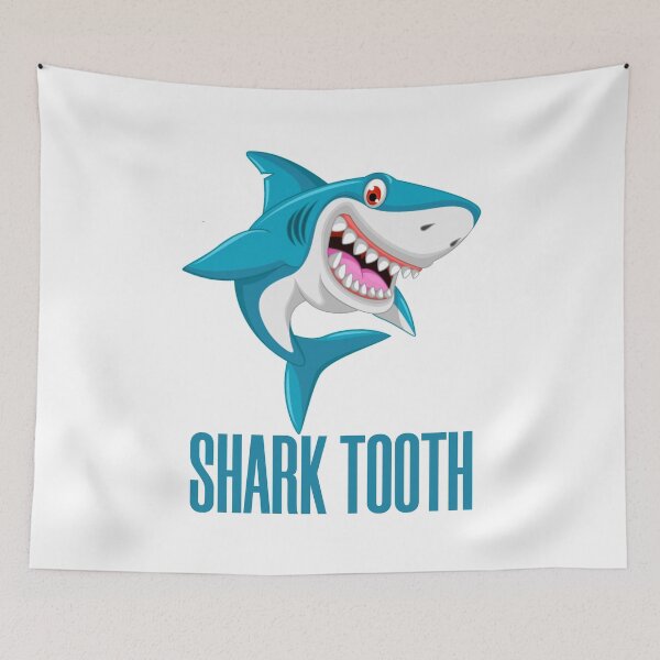 Item preview, SHARK TOOTH WHITE BG designed and sold by Sajithnair.