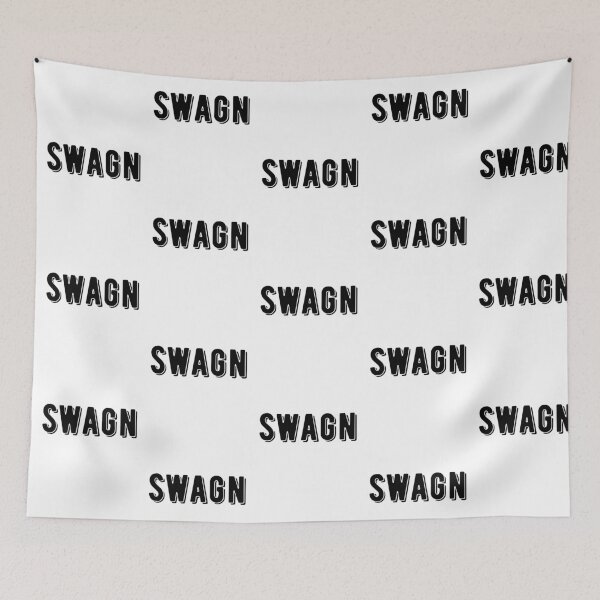 Item preview, SWAGN design with black bold text one word saying designed and sold by milkasweet.