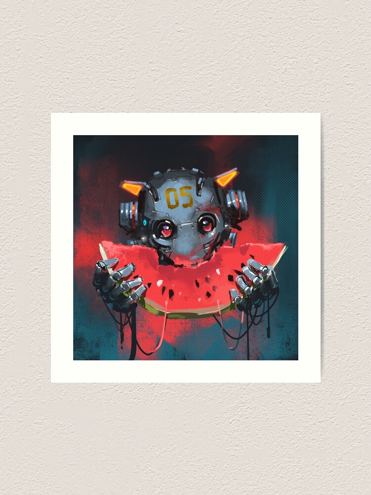 Alternate view of Watermelon Art Print