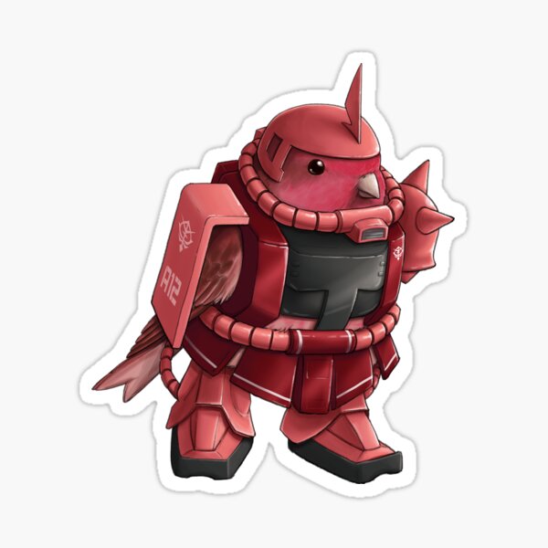 MS-06S Zaku II Gunbirb Sticker