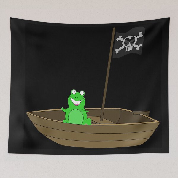Item preview, Nice Frogs pets animals frong in boat pirate frog designed and sold by Coolstuff4you71.