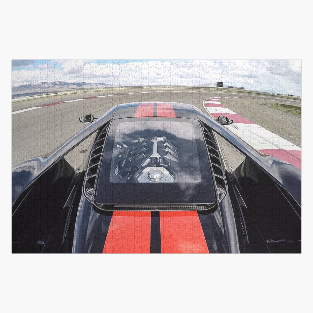 Ford GT on the track Jigsaw Puzzle