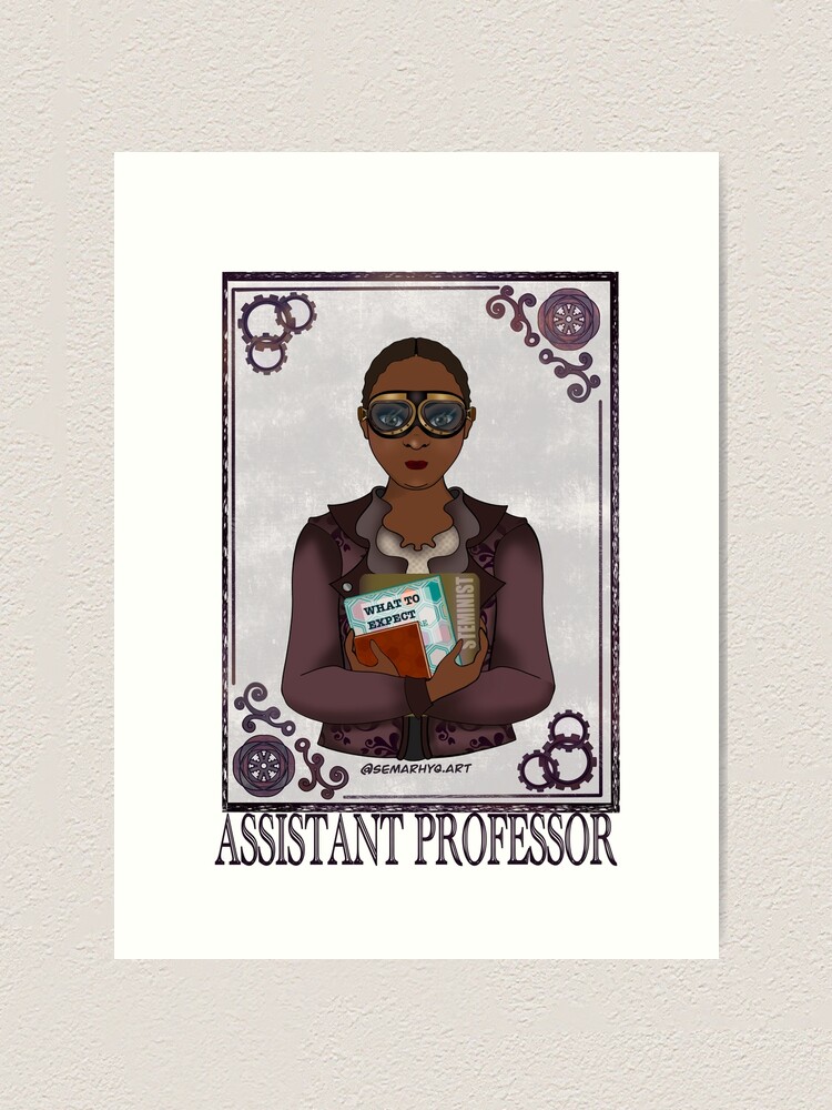 Alternate view of Assistant Professor (STEAMpunk Art) Art Print