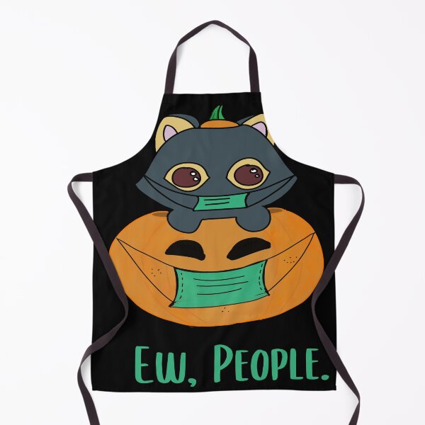 Item preview, Ew, People - Cat and pumpkin in masks designed and sold by creativepod.