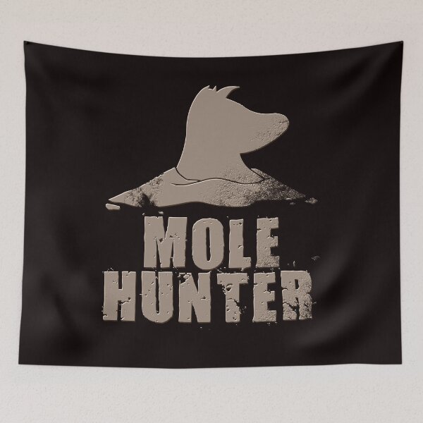 Item preview, Mole hunter text retro designed and sold by Imutobi.