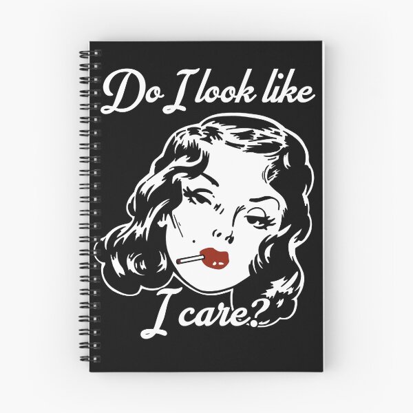 Item preview, Do I look like I care? Vintage Pin Up Girl designed and sold by Dixie Bailey.