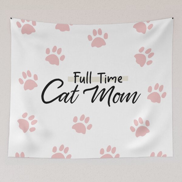 Item preview, Full Time Cat Mom designed and sold by KimVanG.
