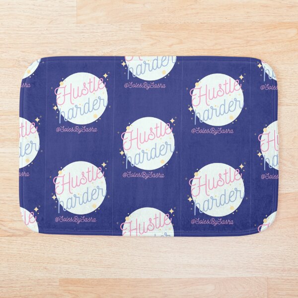Hustle Harder Bath Mat