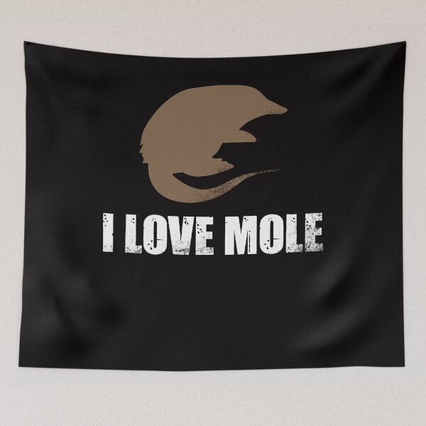 Item preview, I love moles saying designed and sold by Imutobi.