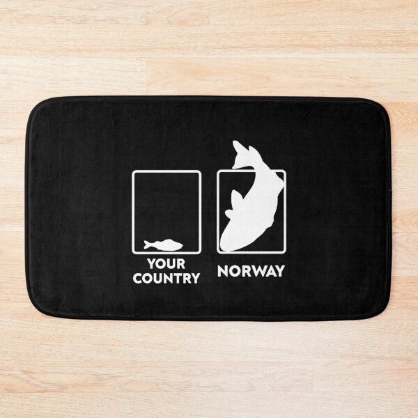 Item preview, Your Country Norway A Comparison Between Your Country And Norway Fishing Goals I Love Fishing designed and sold by Paulina Vanlife.