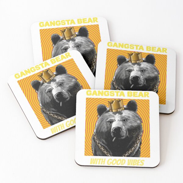 Item preview, Good Vibes Gangsta Bear designed and sold by Oscar Price.