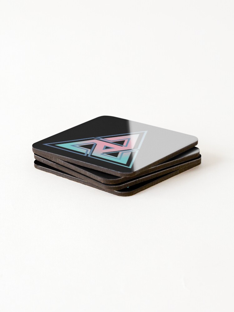 Thumbnail 4 of 5, Coasters (Set of 4), Geometric Triangle designed and sold by DavinciStore21.