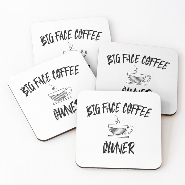 Item preview, Big Face Coffee Owner designed and sold by Run to Creations.