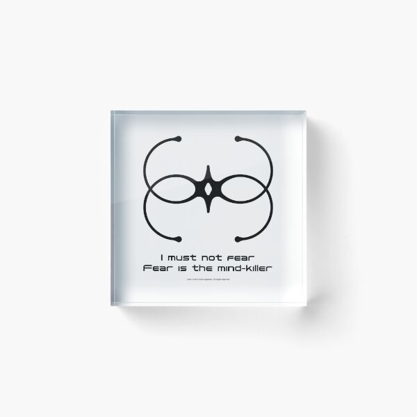 Item preview, I must not fear. Fear is the mind-killer (Dune) designed and sold by Eenig.