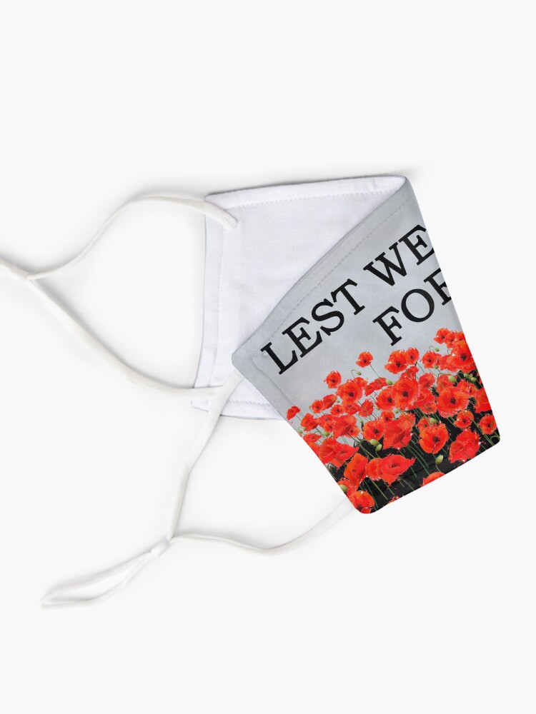 Alternate view of Lest We Forget Masks Mask