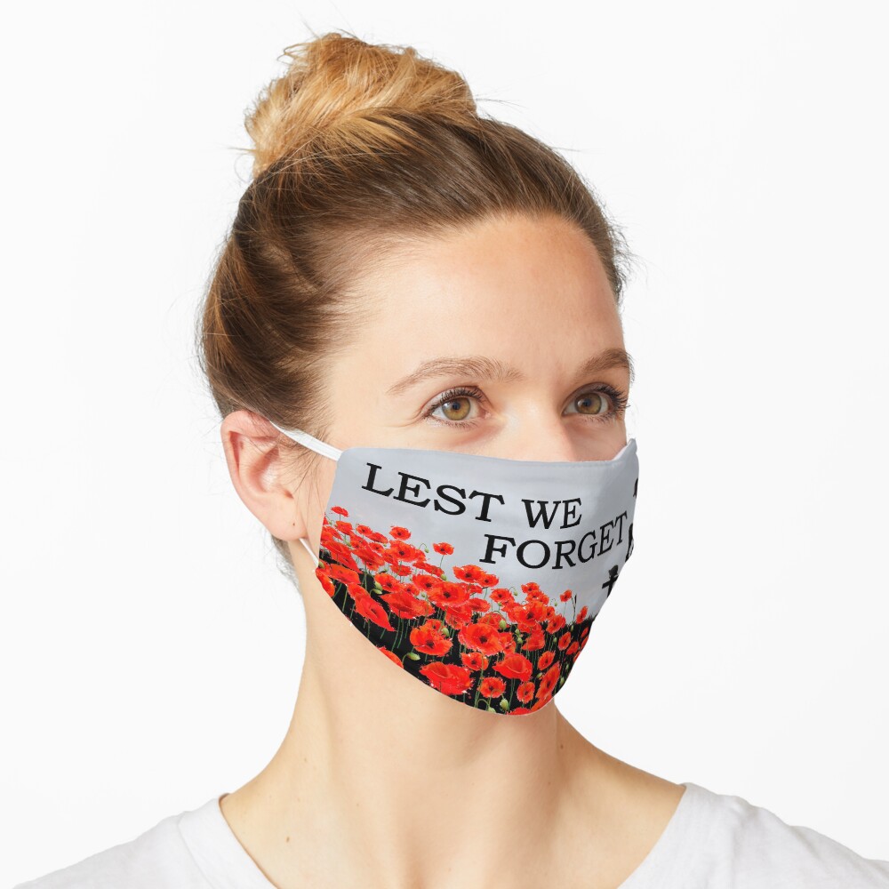 Lest We Forget Masks Mask