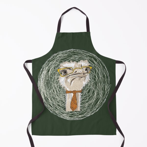 Item preview, Funny Hipster Ostrich designed and sold by NewWorldIsHere.