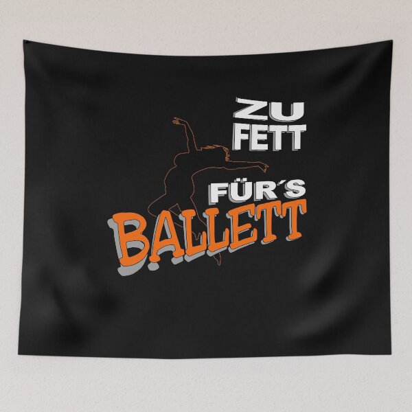 Item preview, Too fat for ballet designed and sold by xlshirt.