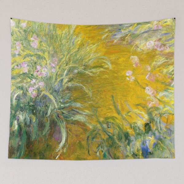 Item preview, Painting Art, Claude Monet Artist Paintings, The Path Through The Irises, Home Decor designed and sold by SasyJamArt.