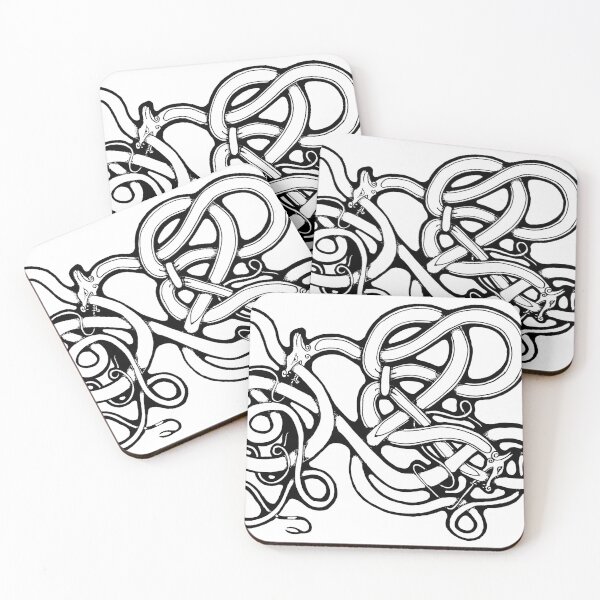 Item preview, Midgardserpent  Viking Pattern designed and sold by q-paws.