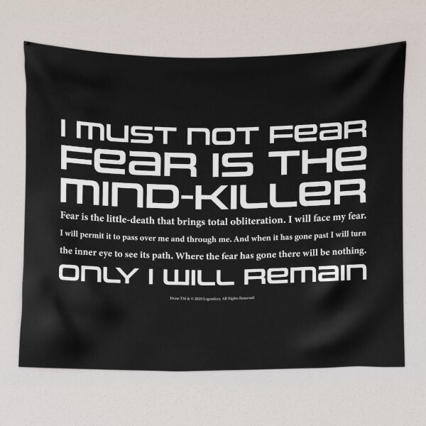 Item preview, Dune Litany against Fear designed and sold by Eenig.