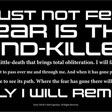 Artwork thumbnail, Dune Litany against Fear by Eenig
