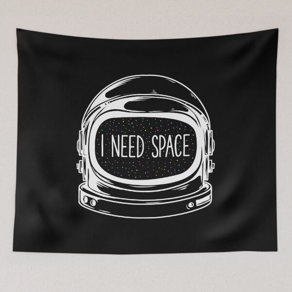 Item preview, I Need Space Funny Astronaut Outer Space Sarcastic Pun designed and sold by MintedFresh.