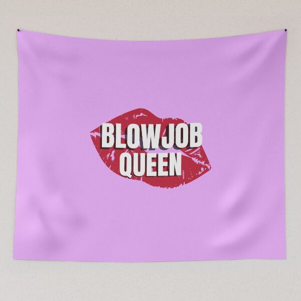 Item preview, Blowjob queen nsfw design gift funny mask designed and sold by AESMdesigns.