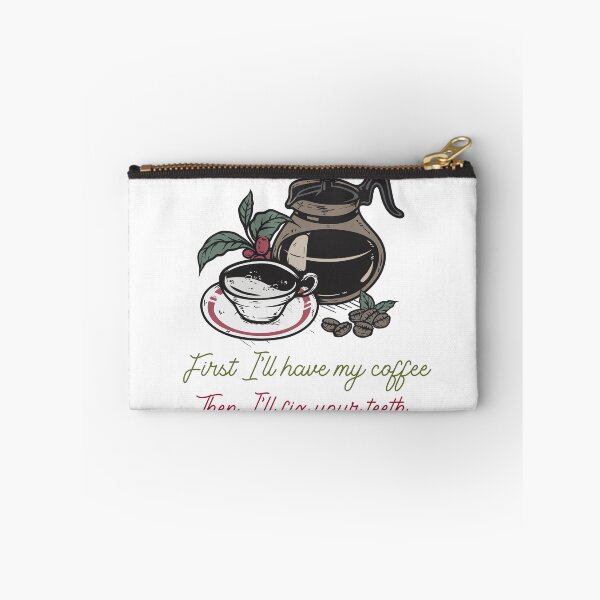 Item preview, First coffee, dental design designed and sold by guaka-molly.