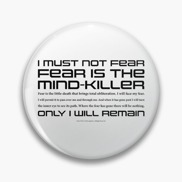 Item preview, Dune Litany against Fear designed and sold by Eenig.