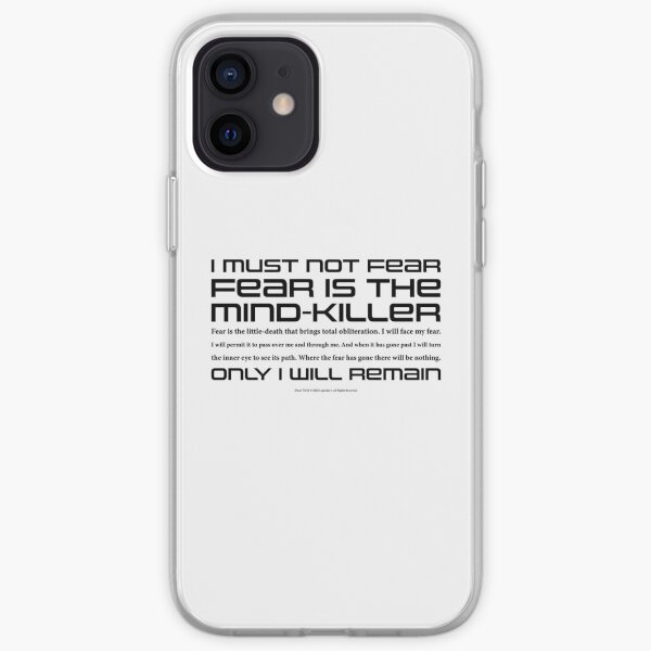 Dune Litany against Fear iPhone Soft Case
