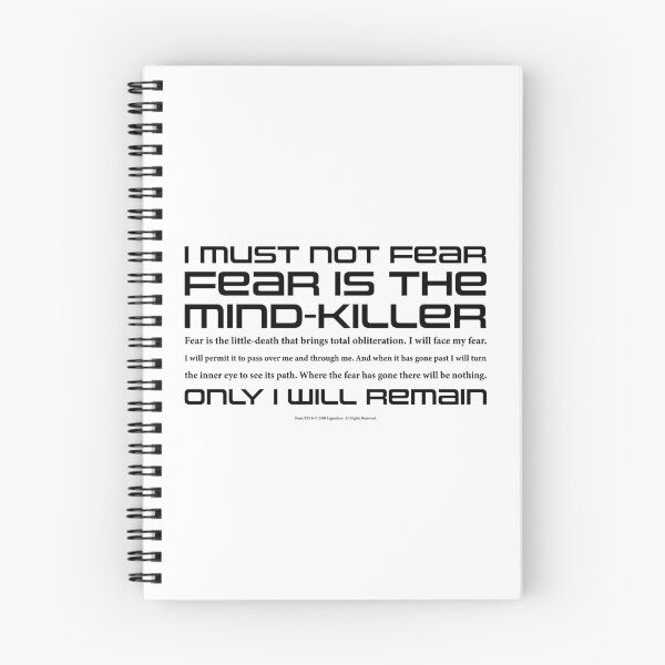 Item preview, Dune Litany against Fear designed and sold by Eenig.