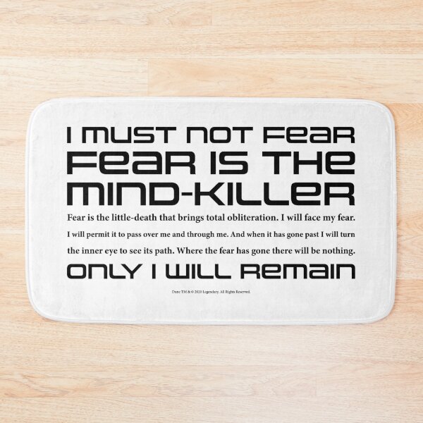 Item preview, Dune Litany against Fear designed and sold by Eenig.
