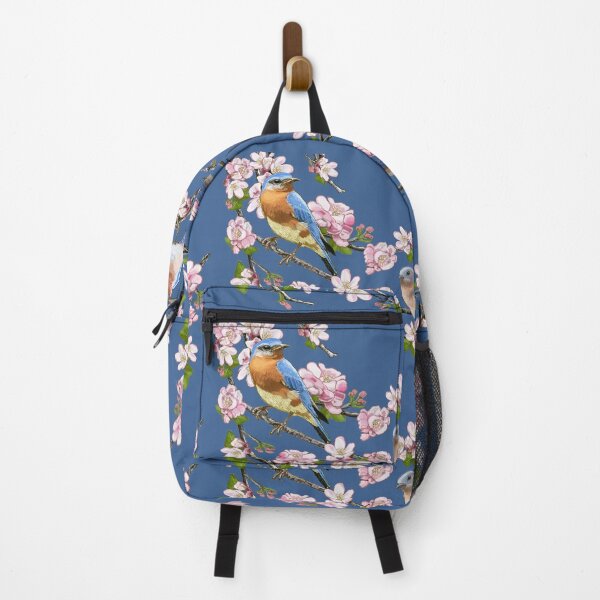 Item preview, Bluebirds & Apple Blossoms designed and sold by halfmoonharry.