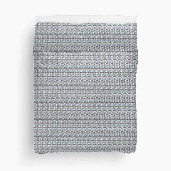 Spaceship Earth Geodesic Duvet Cover
