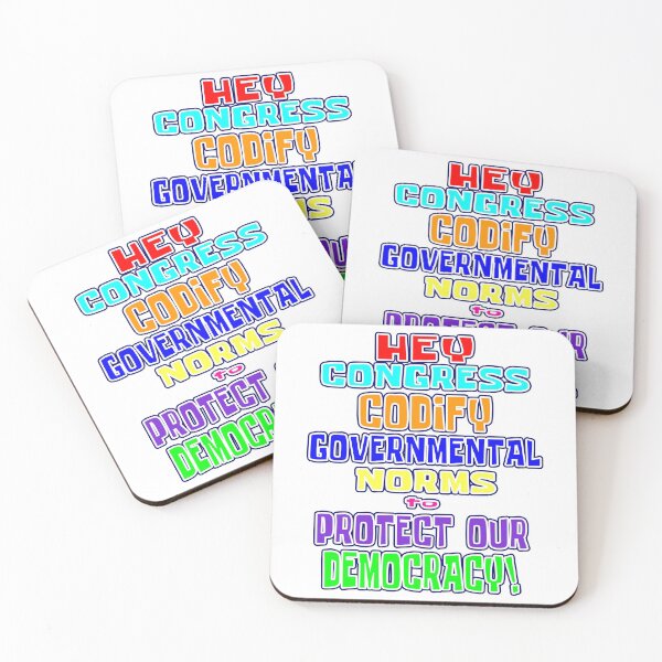 Item preview, Wacky & Fun “HEY CONGRESS CODIFY GOVERNMENTAL NORMS TO PROTECT OUR DEMOCRACY!”  Apparel & Accessories designed and sold by Joanenices.