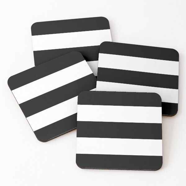 Item preview, Large BLACK and WHITE Horizontal STRIPES designed and sold by RachelMacht.