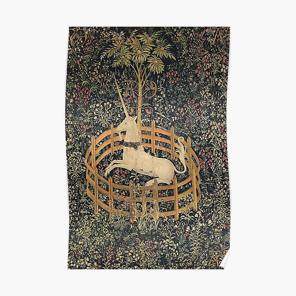 The Unicorn in Captivity, Netherlands ; Met Poster