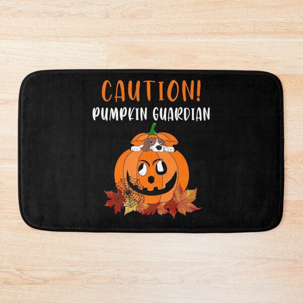 Item preview, Cute Dog In A Pumpkin Caution Pumpkin Guardian designed and sold by Paulina Vanlife.