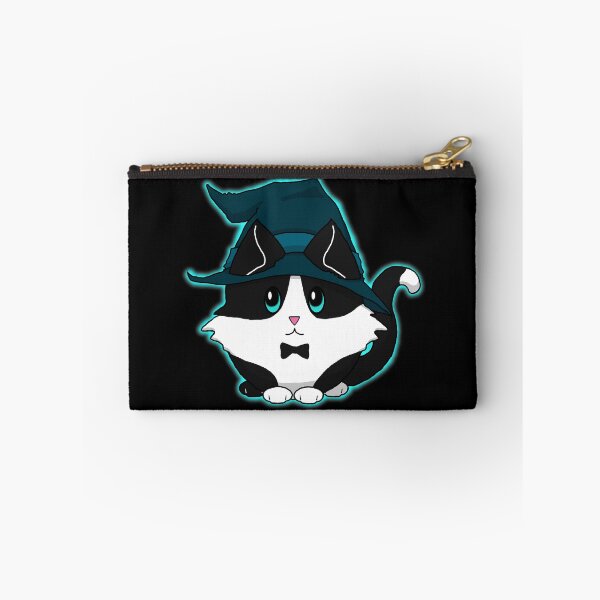 Item preview, Cute n Fluffy - Turquoise Kitty Witch designed and sold by Katrina Montgomery.