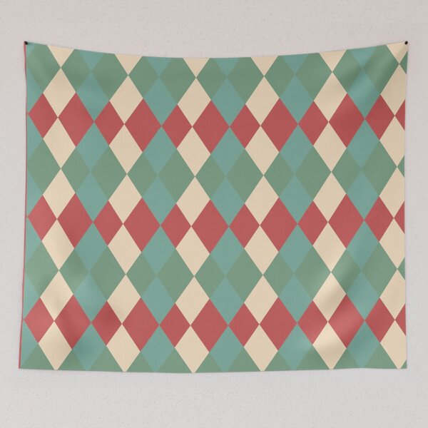 Item preview, Green and beige repeated pattern designed and sold by EveTStore.