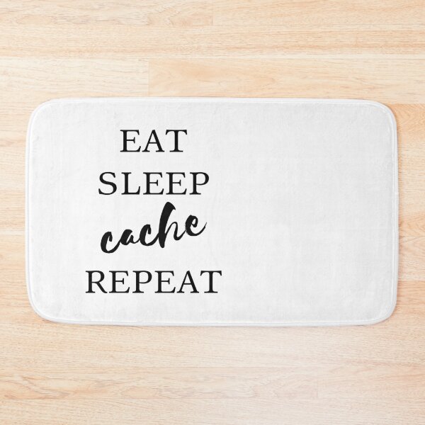 Item preview, Geocaching  eat sleep cache repeat  designed and sold by portrait4you.
