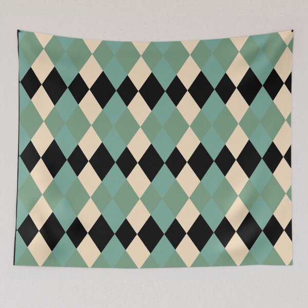Item preview,  Green and beige repeated pattern designed and sold by EveTStore.