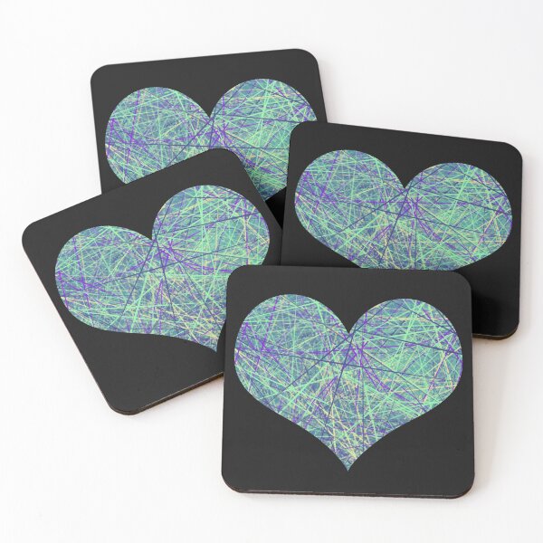 Item preview, Networks Modern Heart Shape Design designed and sold by AMSonArt.