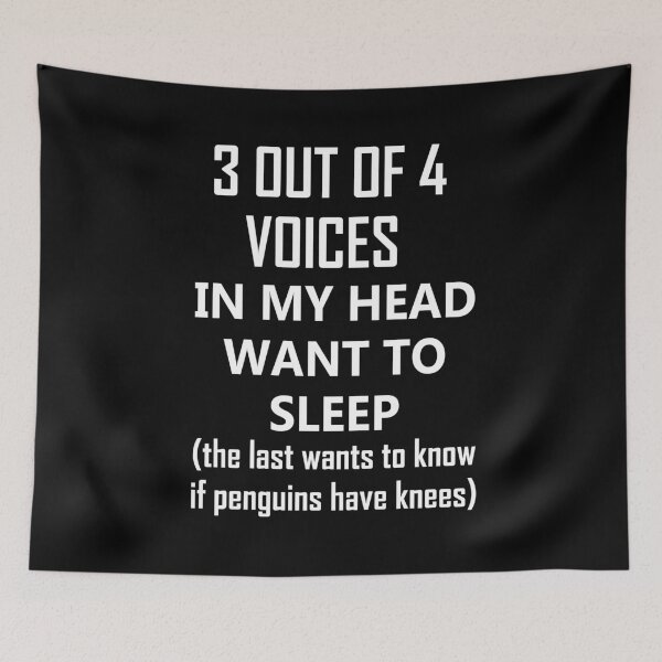 Item preview, VOICES IN MY HEAD designed and sold by PRINTED ..
