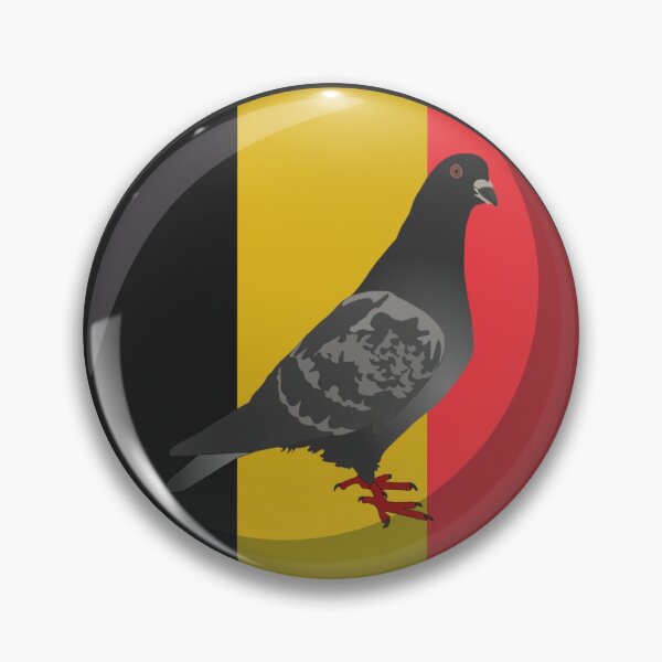 Item preview, Racing Pigeon Belgium Flag designed and sold by DNoakes.